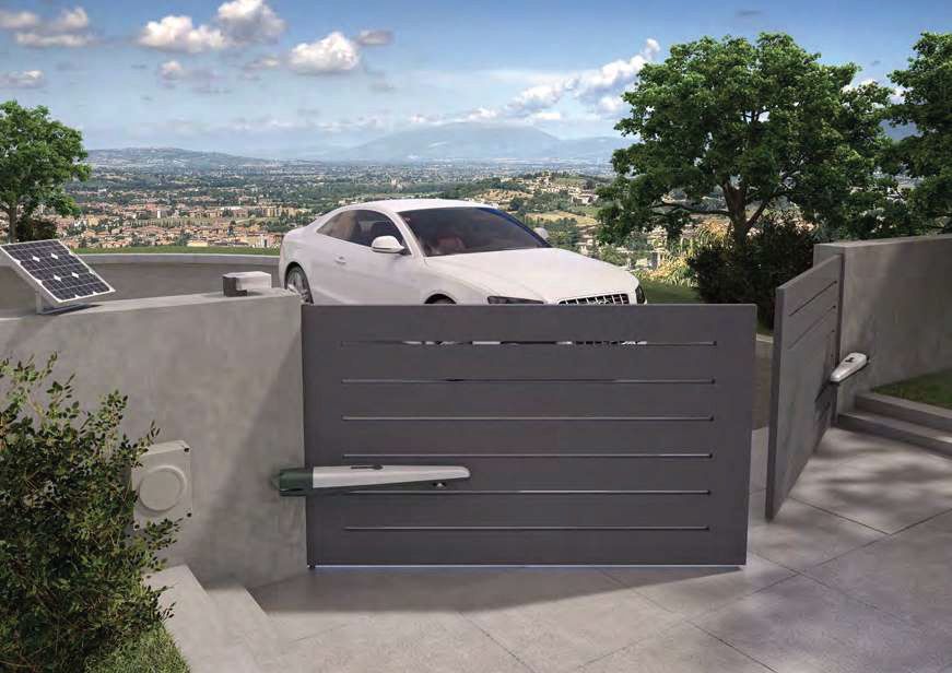 Nice automatic swing gate